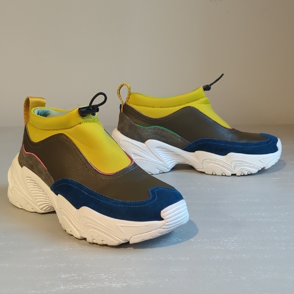 Charlotte Stone Shoes - Charlotte Stone Sneakers Slip On Chunky Colorful size 8